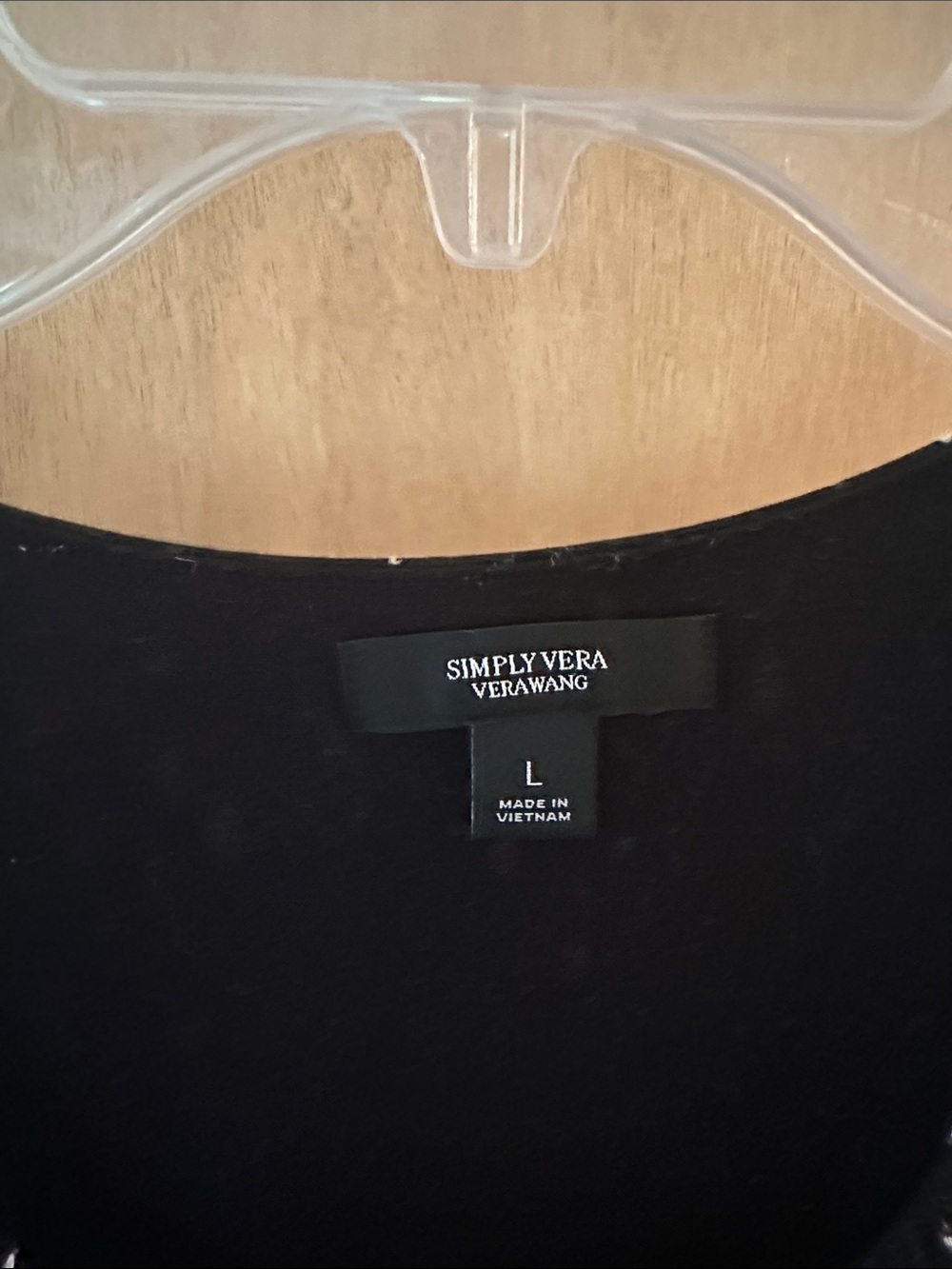 Simply Vera Vera Wang Black Sleeveless Speckled Midi Dress - Picture 3 of 5